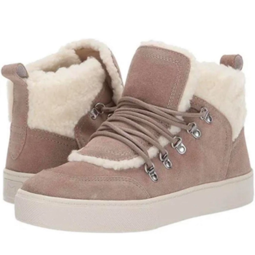Marc fisher sneaker Sherpa boots